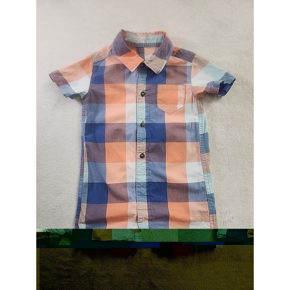 Carters 18‎ Month Boys Plaid Roomper Shorts  Suit